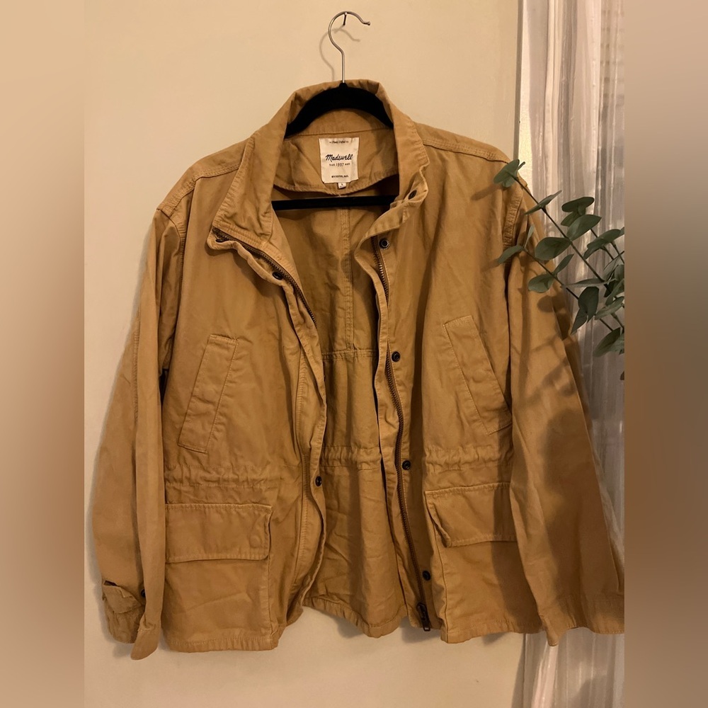 Madewell 100% Cotton Khaki Utility Unisex Jacket - Picture 3 of 8